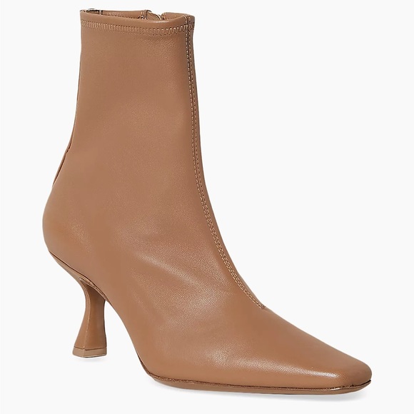 Loeffler Randall Thandy Bootie Safari Brown Kitten Heel Lamb Leather 9.5 - Picture 13 of 13